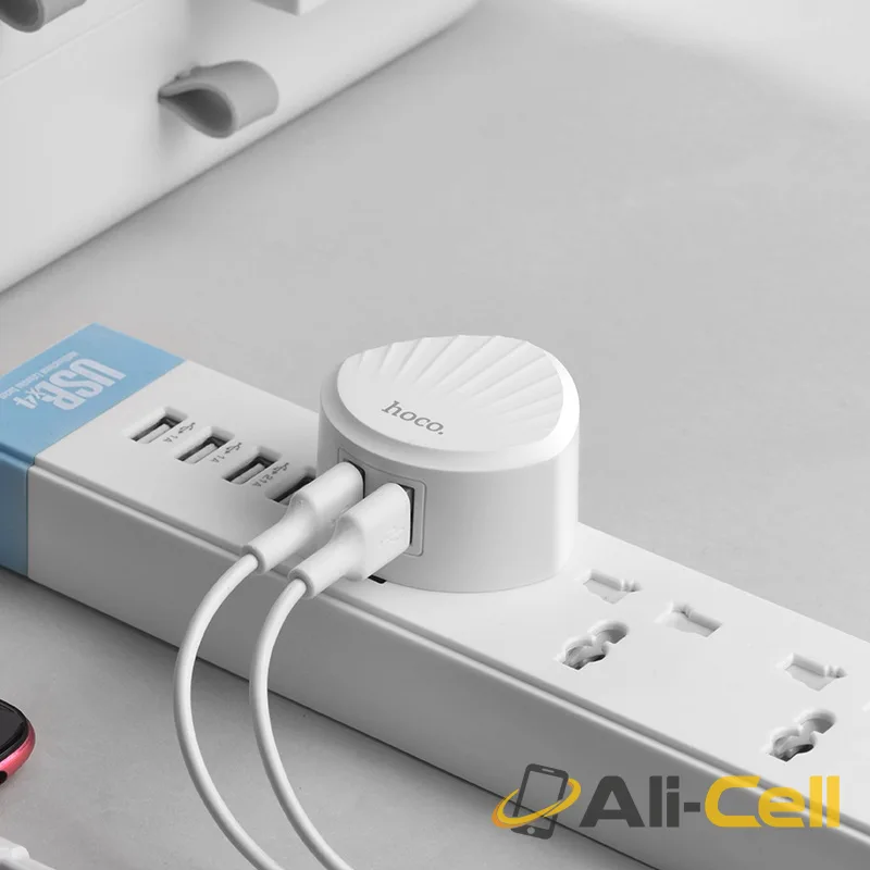 Wall charger “C67 Shell” dual USB port US (C67 Black) — 4