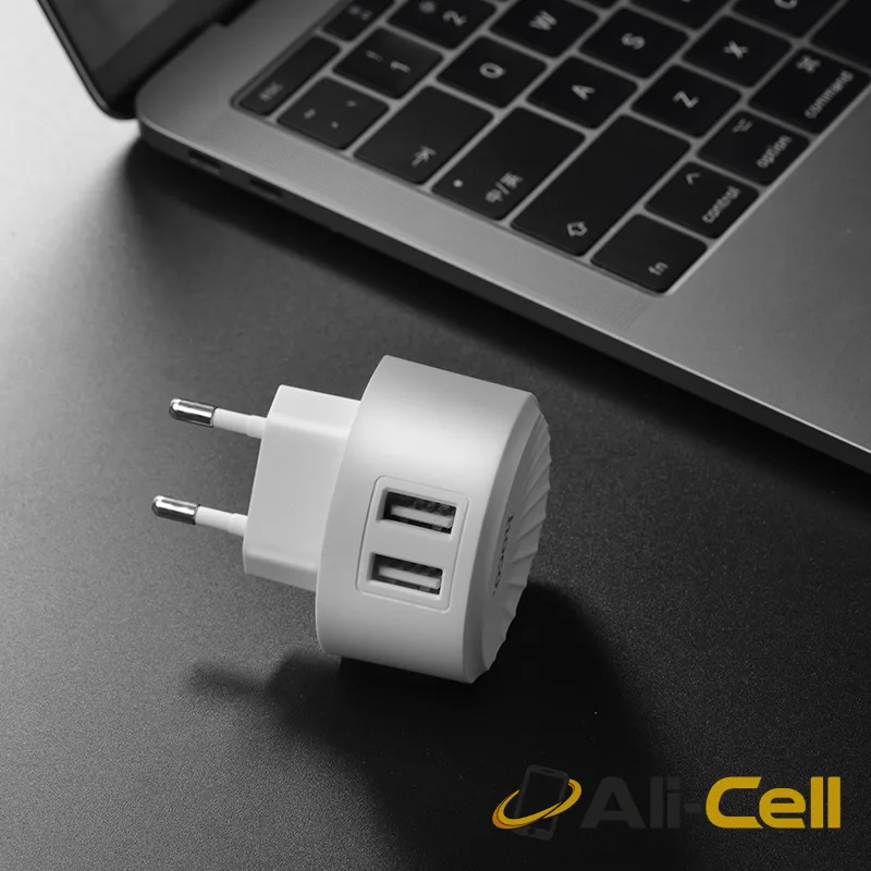 Wall charger “C67A Shell” dual USB port EU (C67a Black) — 6