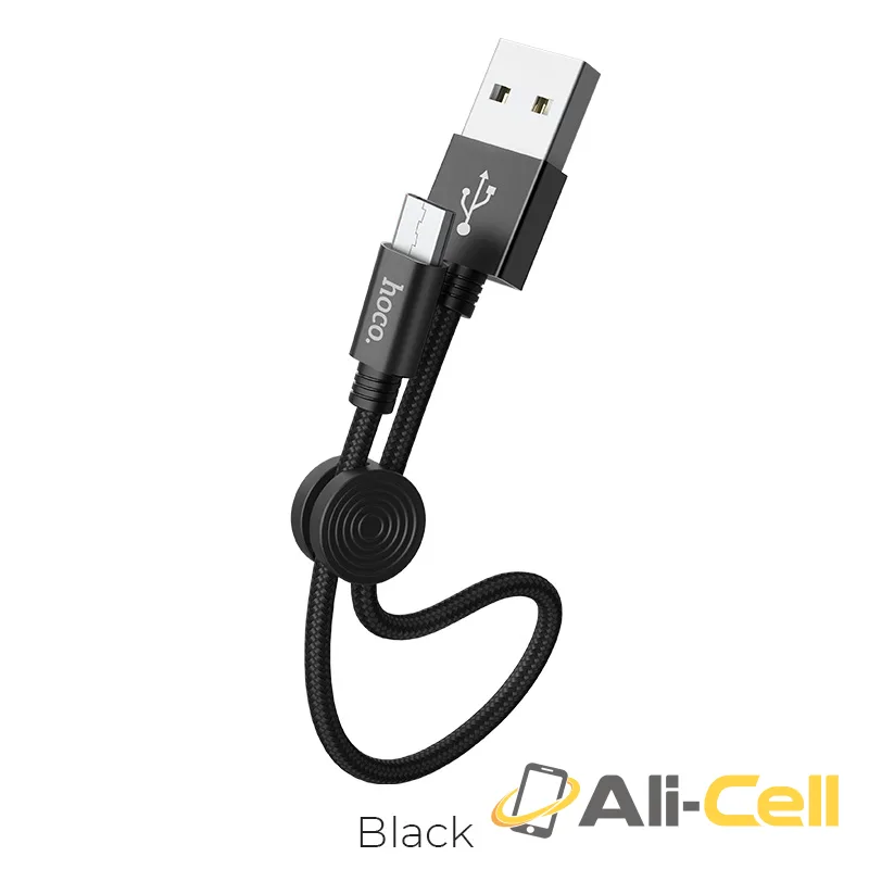 Cable USB to Micro-USB “X35 Premium” charging data sync (X35 Micro Usb Black, 0.25m)