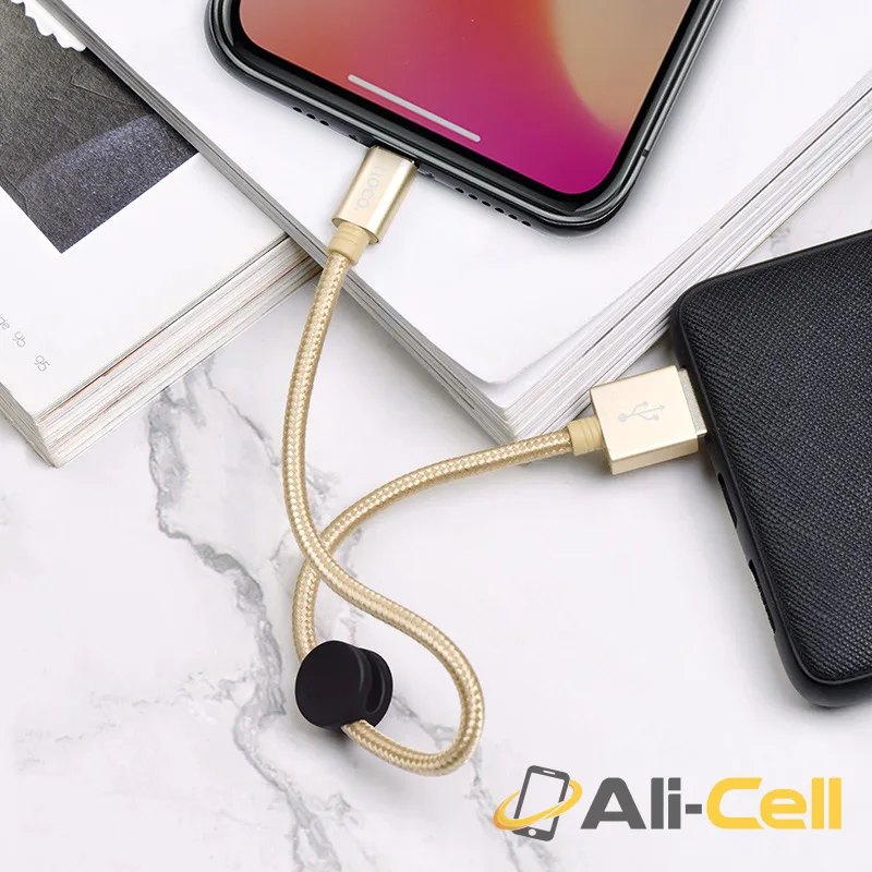 Cable USB to Lightning “X35 Premium” charging data sync (X35 Lightning Gold, 0.25m) — 4