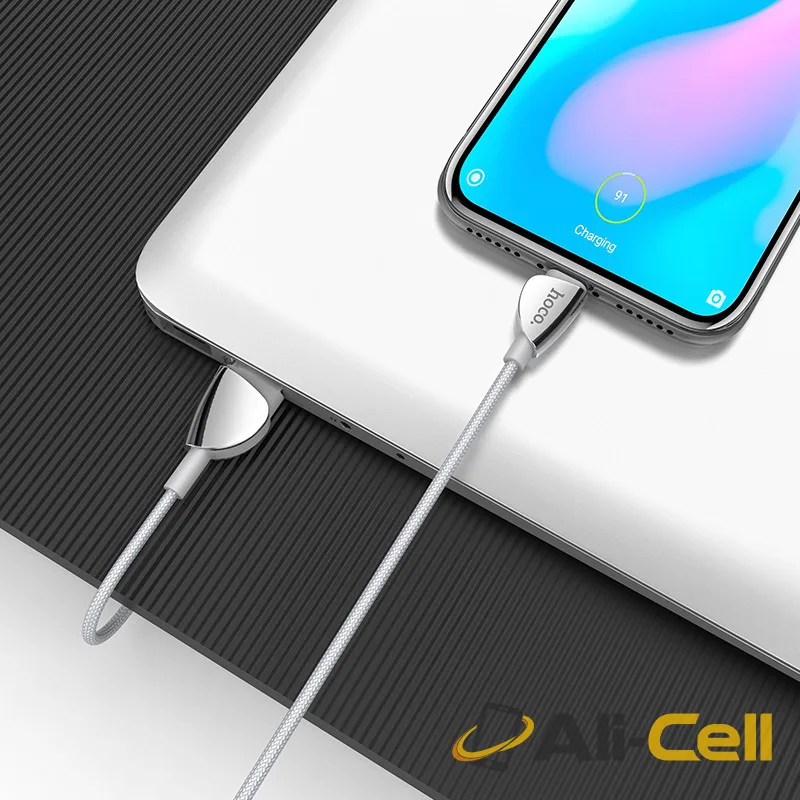 Cable USB to Type-C “U62 Simple” charging data sync (U62 Type C Silver, 1.2m) — 6