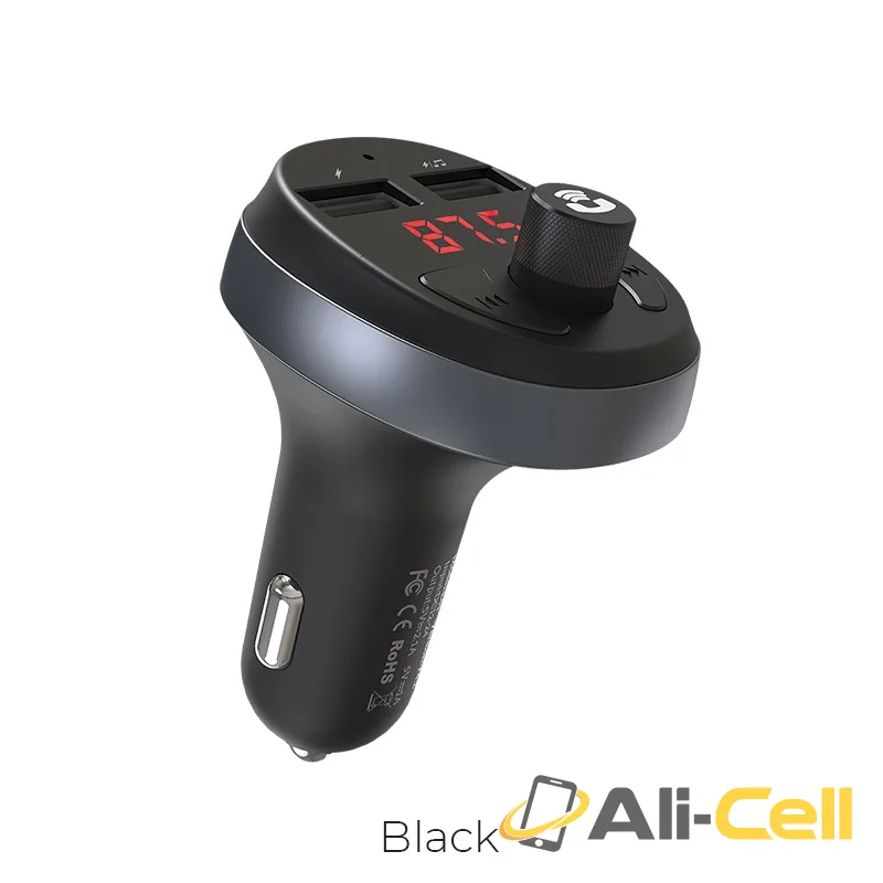 Car charger “E41” with FM transmitter (E41 Black)