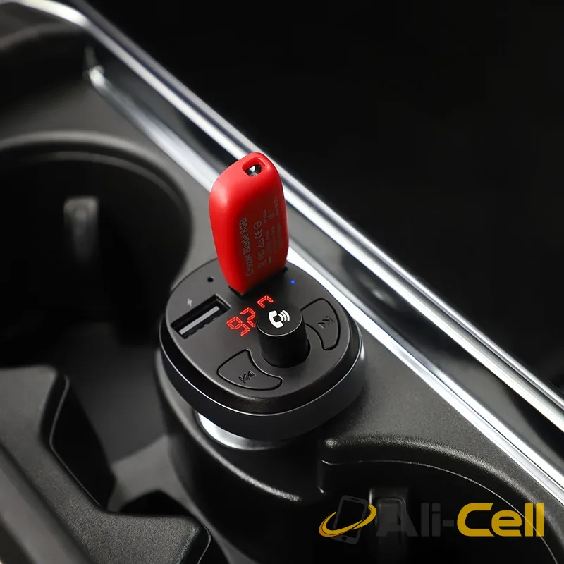 Car charger “E41” with FM transmitter (E41 Black) — 5