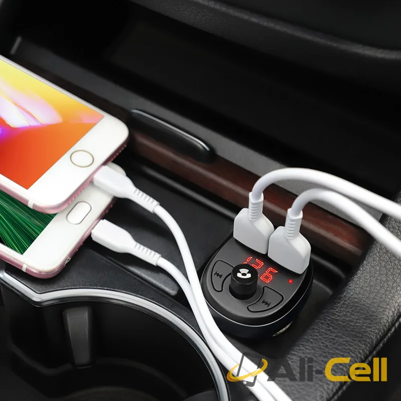 Car charger “E41” with FM transmitter (E41 Black) — 6
