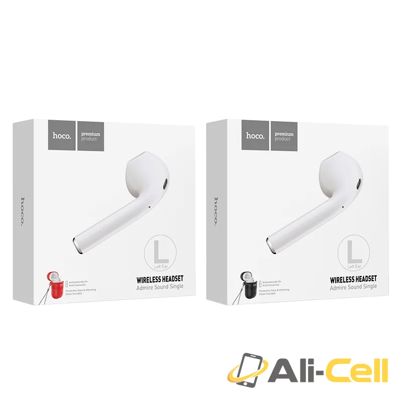 Wireless headset “E39L Mirth” left with silicone case (E39l Black Sleeve) — 7