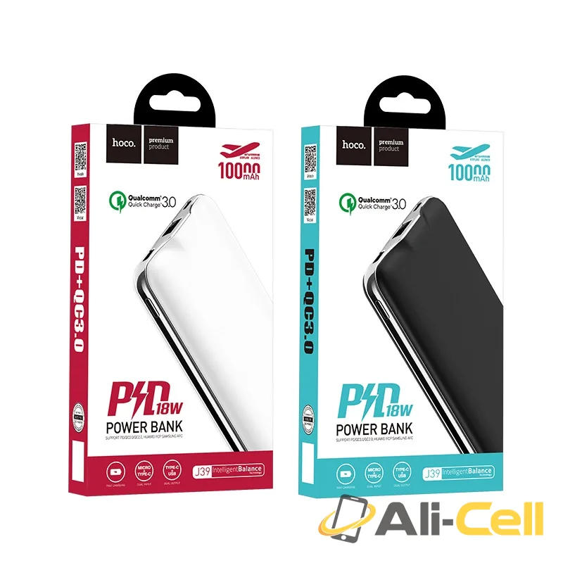 Power bank “J39 Quick energy” PD + QC3.0 10000mAh (J39 White) — 7