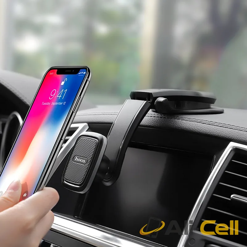 Car holder “CA45” dashboard magnetic mount (Ca45 Black) — 6