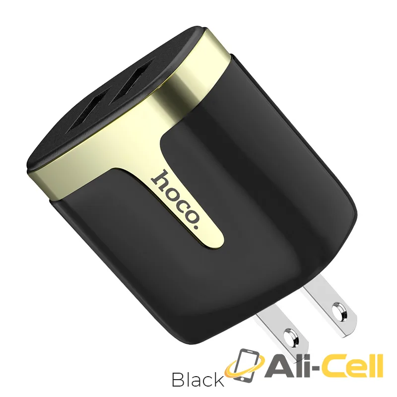 Wall charger “C64 Engraved” dual USB port US (C64 Black)