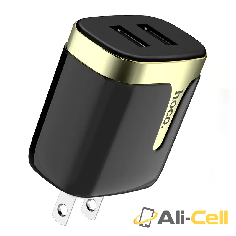 Wall charger “C64 Engraved” dual USB port US (C64 White) — 2