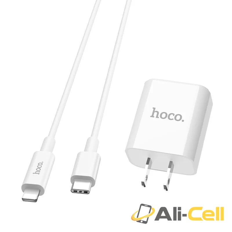 Wall charger “C71 Star speed” PD3.0 single Type-C set with cable US (C71 Type C Lightning White, Set With Type C To Lightning Cable) — 2