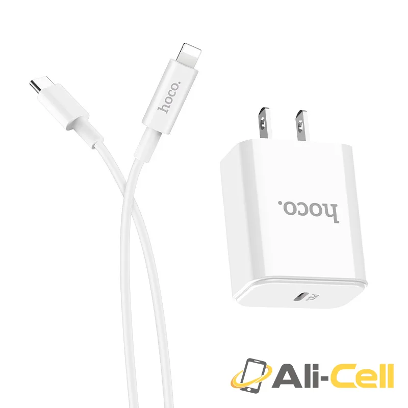 Wall charger “C71 Star speed” PD3.0 single Type-C set with cable US (C71 Type C Lightning White, Set With Type C To Lightning Cable) — 4