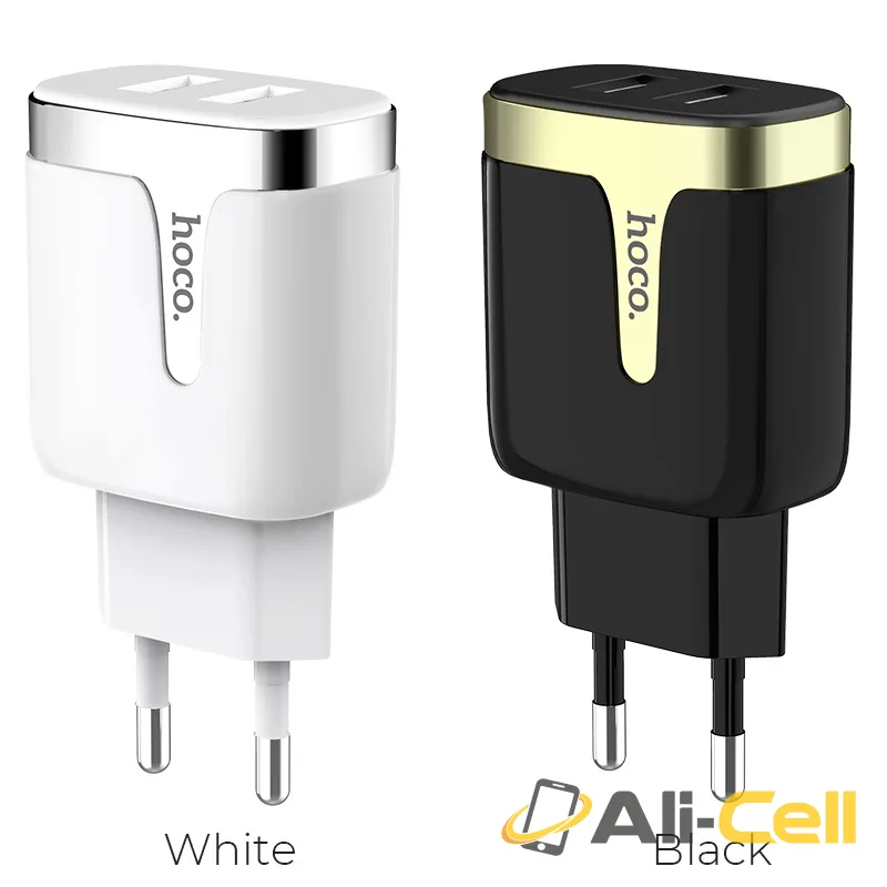 Wall charger “C64A Engraved” dual USB port EU (C64a Black) — 6