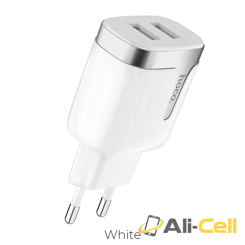 Wall charger “C64A Engraved” dual USB port EU (C64a White)