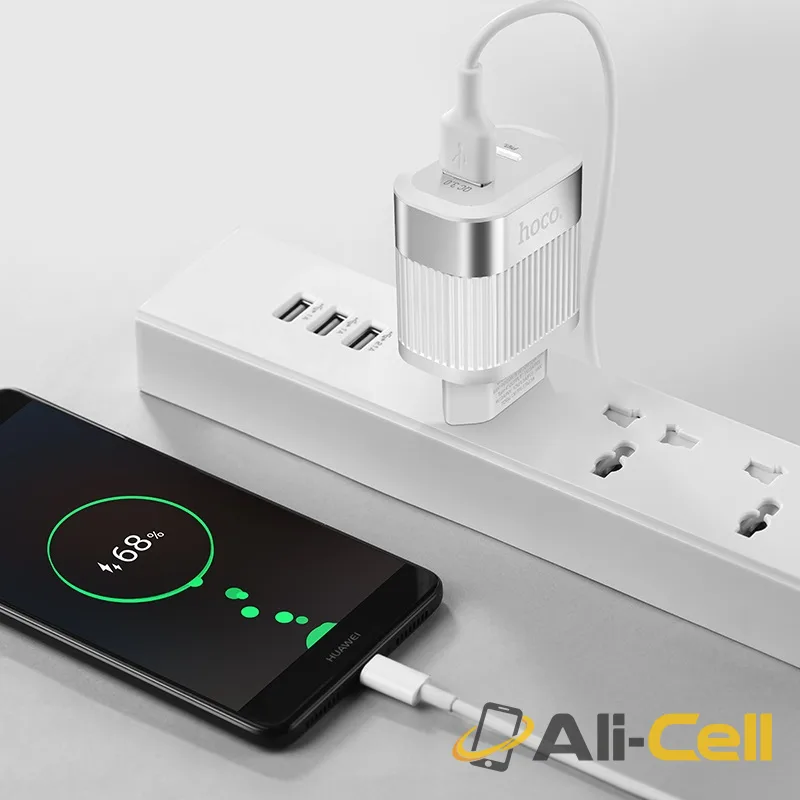 Wall charger “C58A Prominent” USB QC3.0 & Type-C PD EU (C58a White) — 5