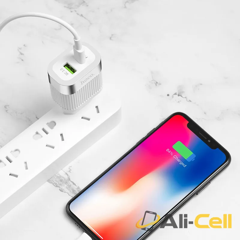 Wall charger “C58A Prominent” USB QC3.0 & Type-C PD EU (C58a White) — 6