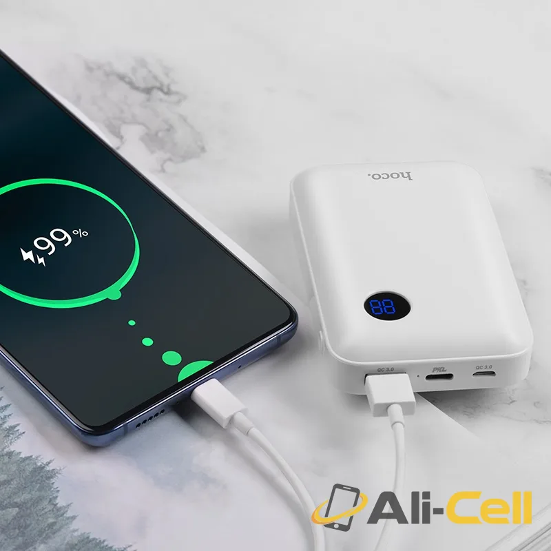 Power bank “J44” 10000mAh USB QC3.0 & Type-C PD output (J44 Black) — 5