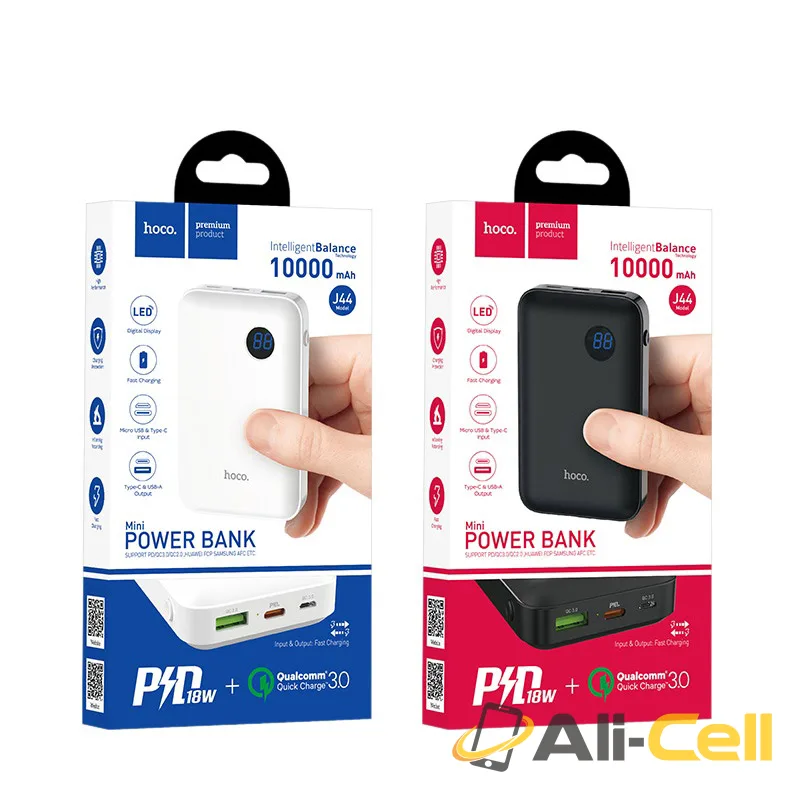 Power bank “J44” 10000mAh USB QC3.0 & Type-C PD output (J44 White) — 7
