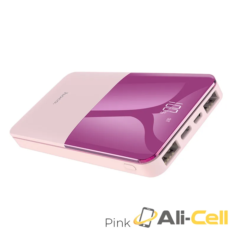 Power bank “J42 High power” 10000mAh dual USB output (J42 Pink)