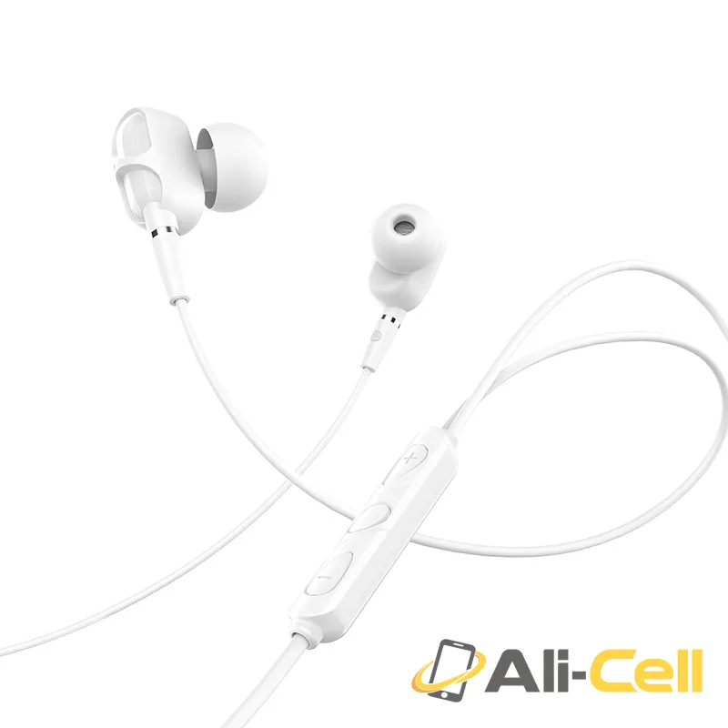 Wired earphones 3.5mm “M62 Dazzling” with microphone (M62 Black) — 3