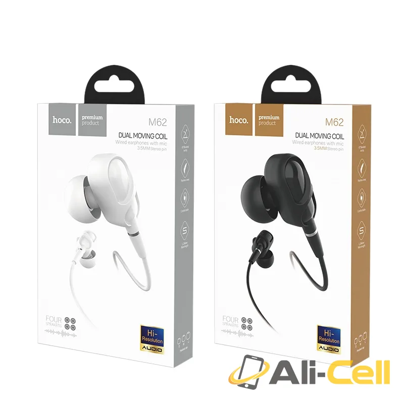 Wired earphones 3.5mm “M62 Dazzling” with microphone (M62 White) — 7