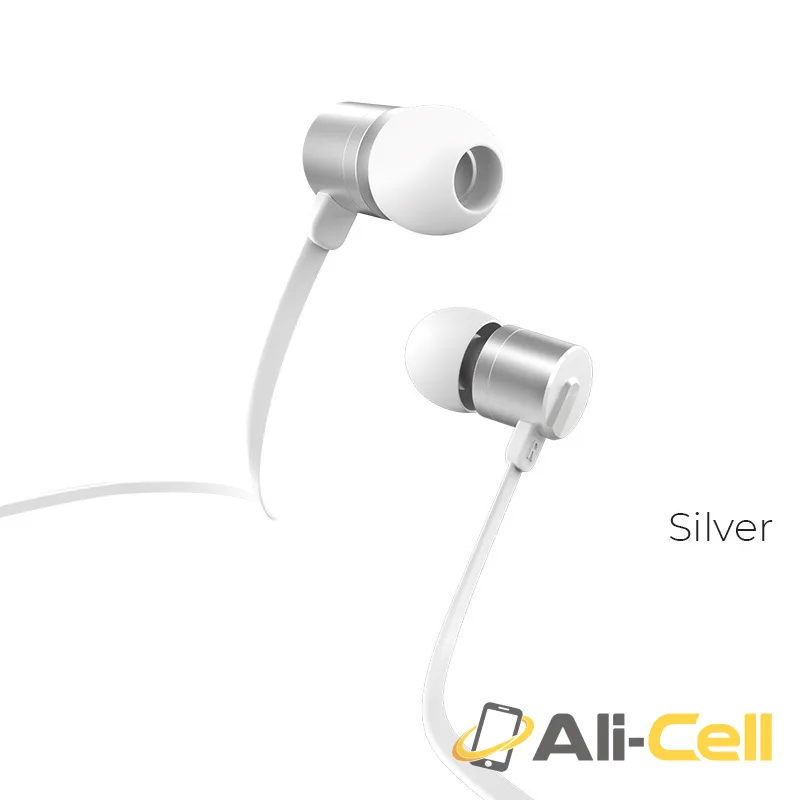 Wired earphones 3.5mm “M63 Ancient sound” with microphone (M63 Silver)