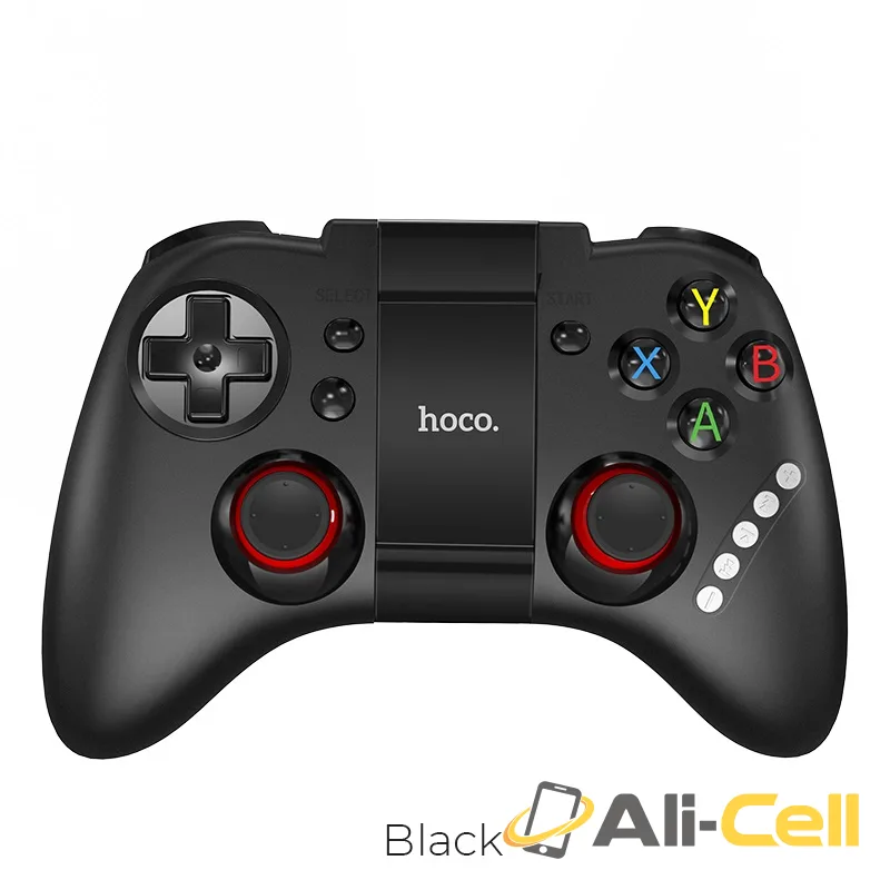 Wireless gamepad “GM3 Continuous” joystick with phone holder (Gm3 Black)