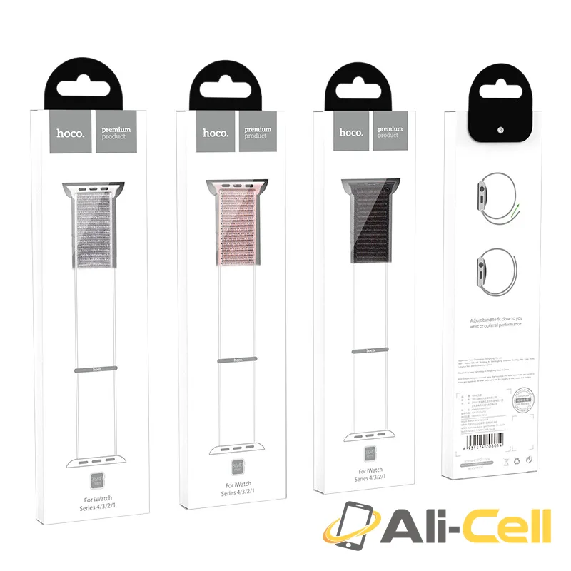 Watchband for Apple Watch series 4 / 3 / 2 / 1 “WB06 Tortuous” nylon (Wb06 Pink, 38 40mm) — 7