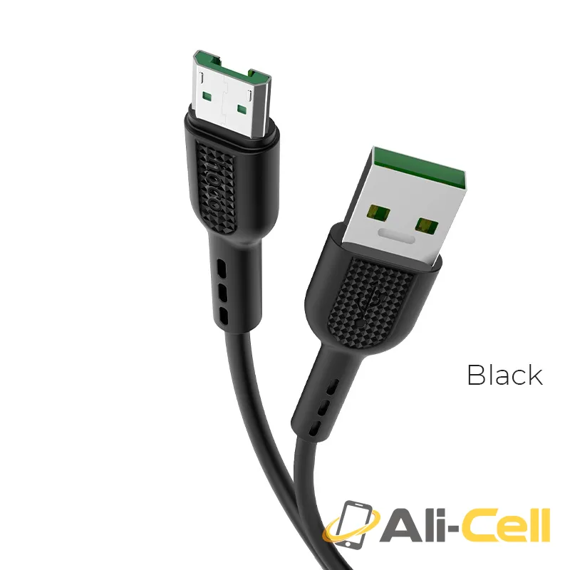 Cable USB to Micro-USB “X33 4A Surge” charging data sync (X33 Micro Usb Black, 1.0m)