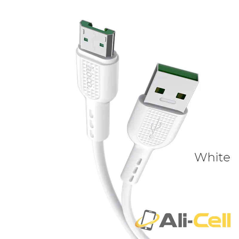 Cable USB to Micro-USB “X33 4A Surge” charging data sync (X33 Micro Usb White, 1.0m)