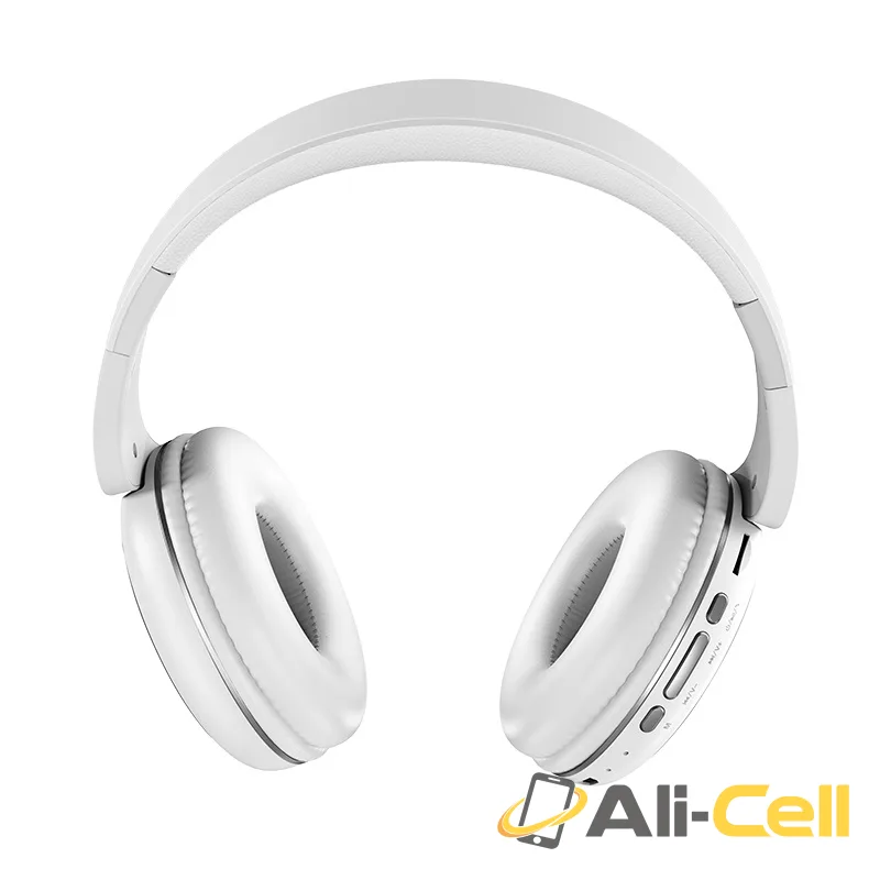 Headphones “W23 Brilliant” wireless and wired with mic (W23 Black) — 3