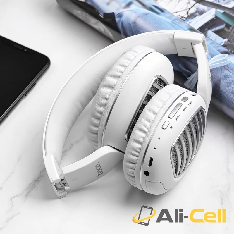 Headphones “W23 Brilliant” wireless and wired with mic (W23 Black) — 4