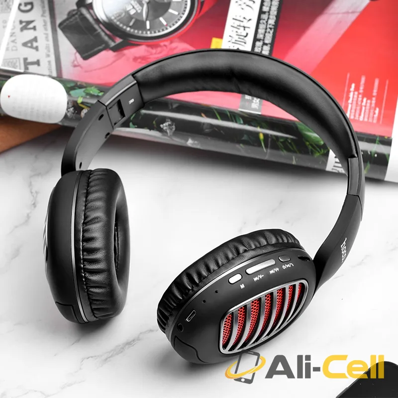 Headphones “W23 Brilliant” wireless and wired with mic (W23 White) — 5