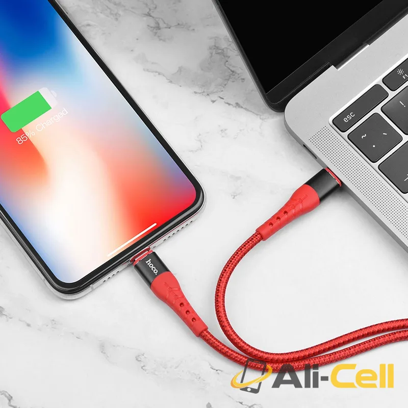 Cable Type-C to Lightning “U64 Superior PD” charging data sync (U64 Type C Lightning Black, 1.2m) — 3