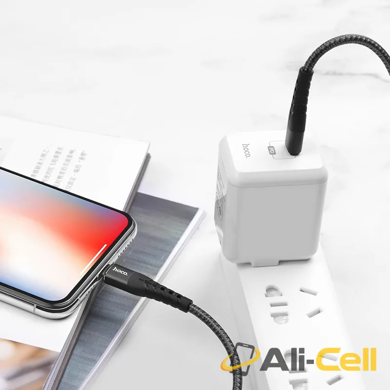 Cable Type-C to Lightning “U64 Superior PD” charging data sync (U64 Type C Lightning Red, 1.2m) — 4