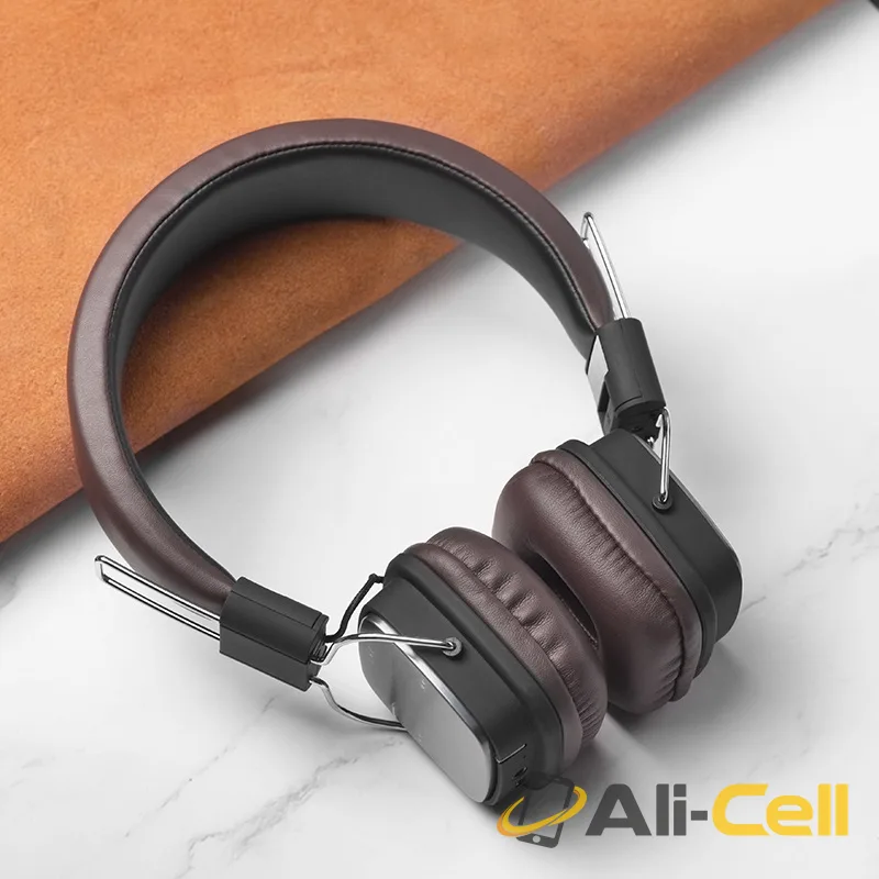 Headphones “W20 Gleeful” wireless and wired with mic (W20 Grey) — 5