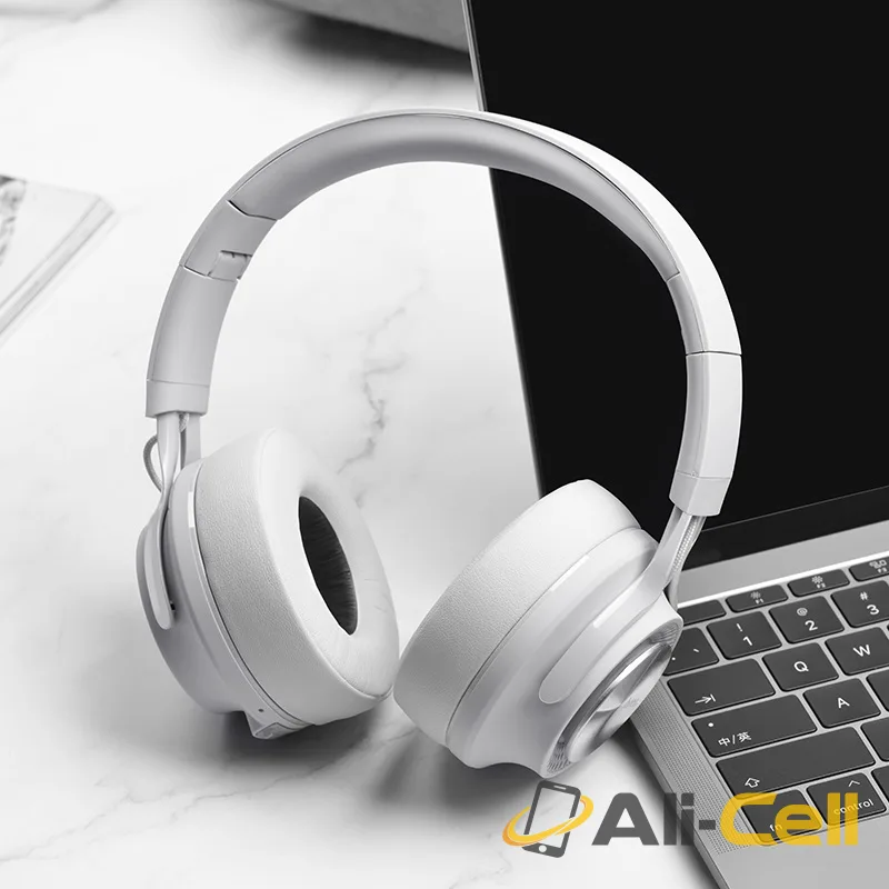 Headphones “W22 Talent sound” wireless and wired with mic (W22 Red) — 5