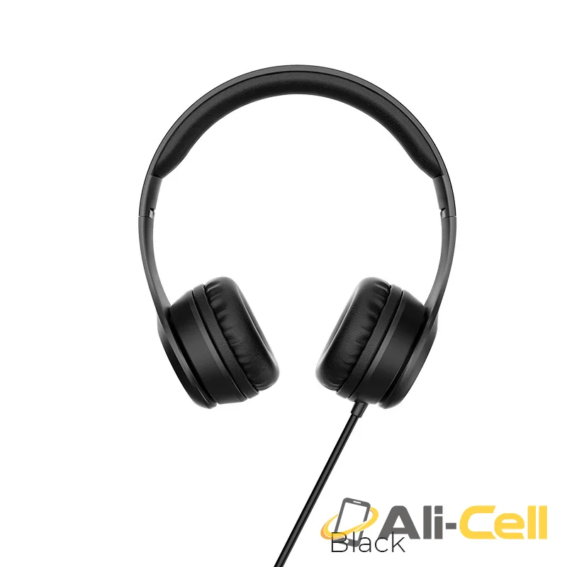 Headphones “W21 Graceful charm” wired headset with mic (W21 Black)