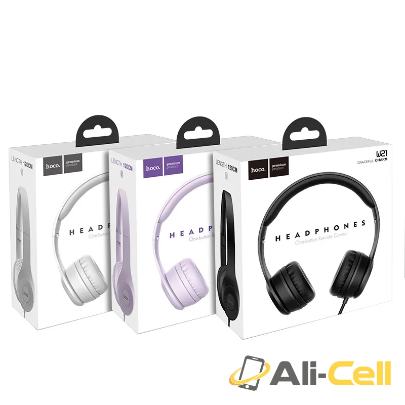 Headphones “W21 Graceful charm” wired headset with mic (W21 Black) — 7