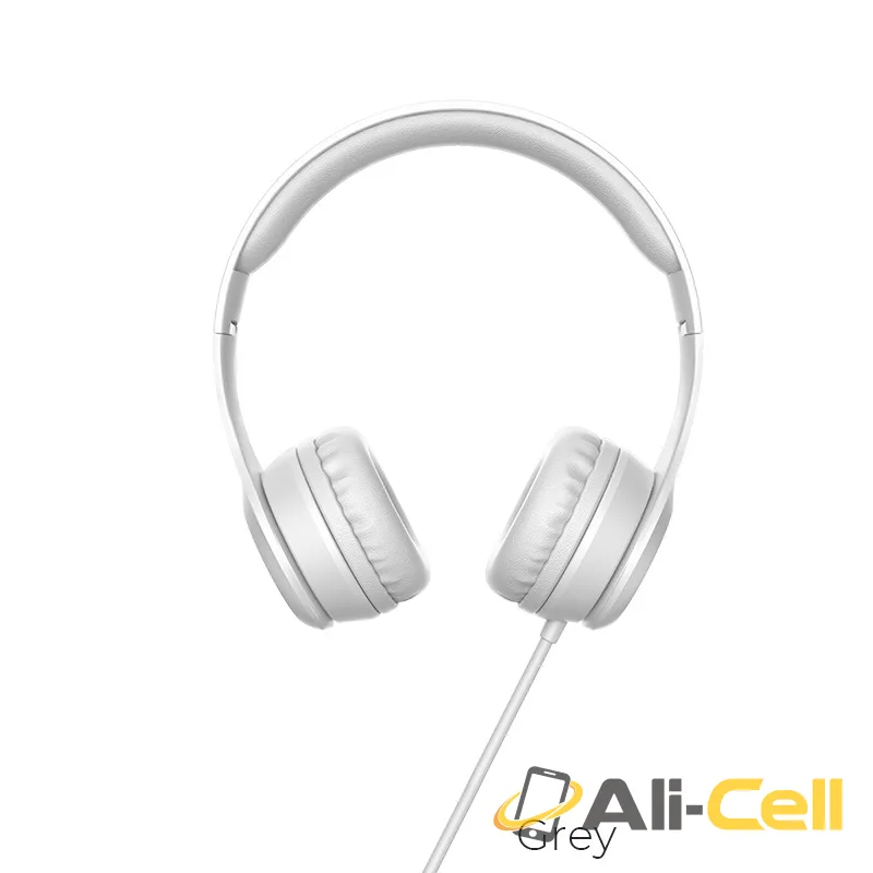 Headphones “W21 Graceful charm” wired headset with mic (W21 Grey)