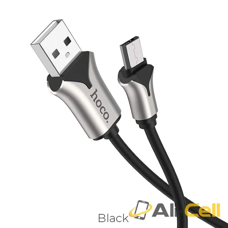 Cable USB to Micro-USB “U67 Soft silicone” charging data sync (U67 Micro Usb Black, 1.2m)