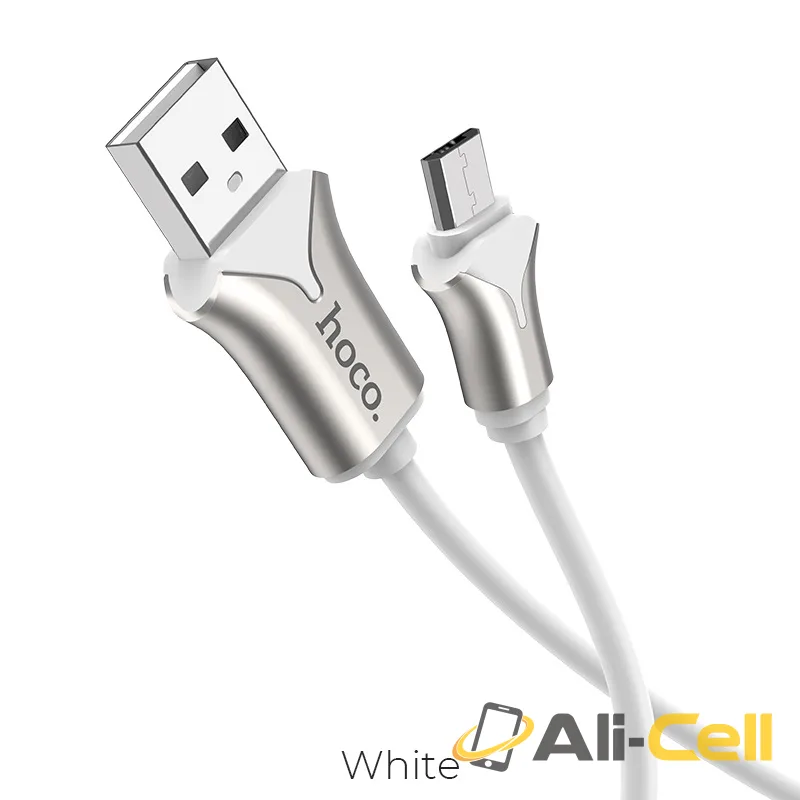 Cable USB to Micro-USB “U67 Soft silicone” charging data sync (U67 Micro Usb White, 1.2m)