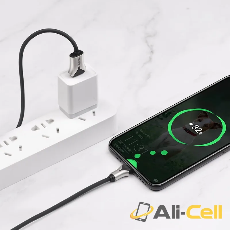 Cable USB to Type-C “U67 Soft silicone” charging data sync (U67 Type C White, 1.2m) — 6