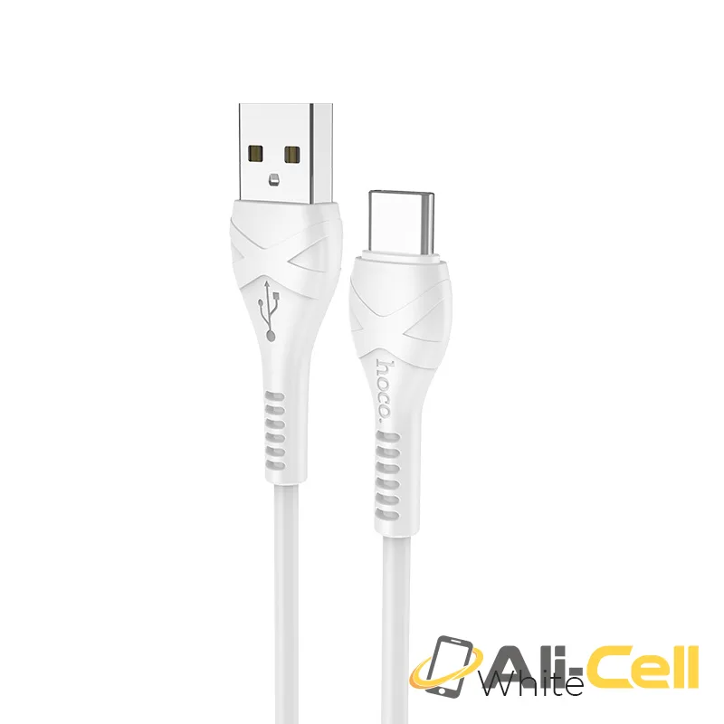 Cable USB to Type-C “X37 Cool power” charging data sync (X37 Type C White, 1.0m)