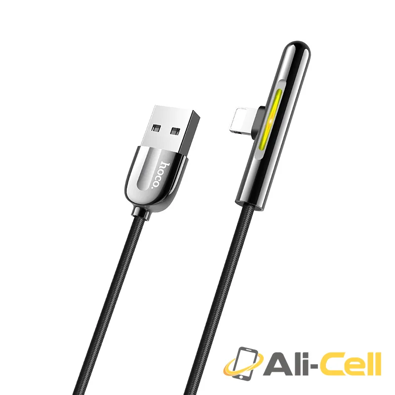 Cable USB to Lightning “U65 Colorful Magic Wand” charging data sync (U65 Lightning Black, 1.2m) — 3