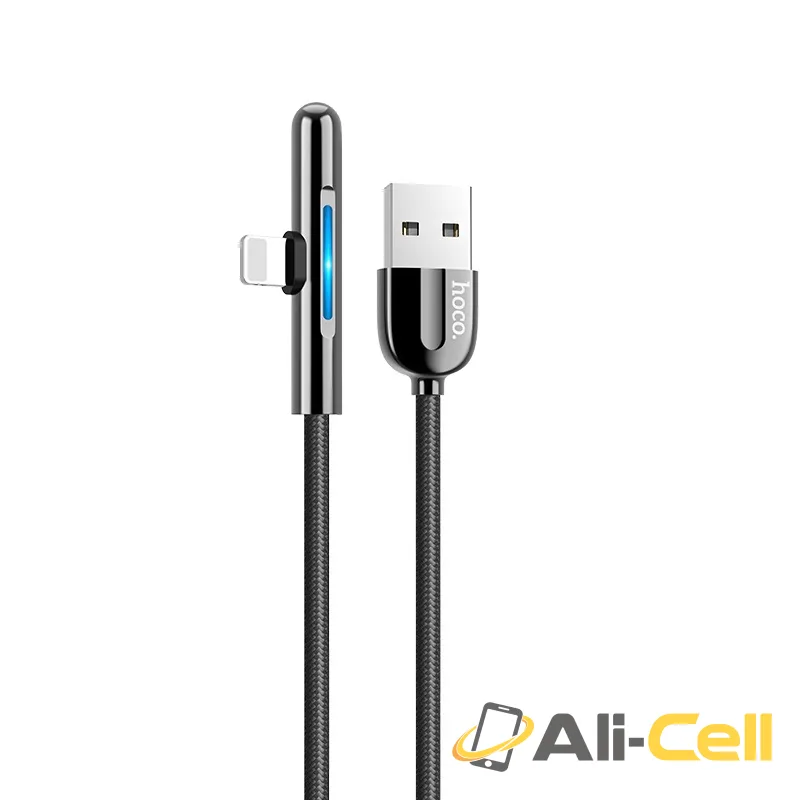 Cable USB to Lightning “U65 Colorful Magic Wand” charging data sync (U65 Lightning Black, 1.2m) — 4