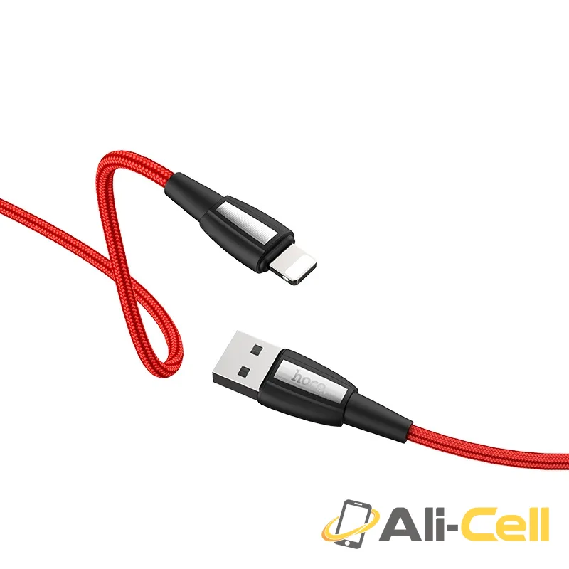 Cable USB to Lightning “X39 Titan” charging data sync (X39 Lightning Black, 1.0m) — 2