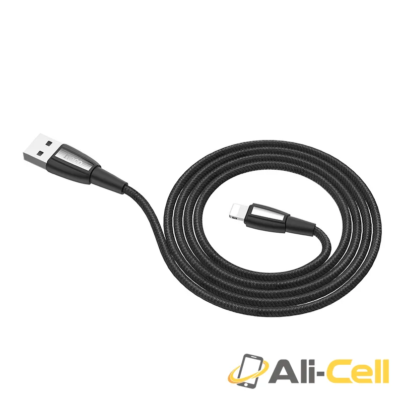 Cable USB to Lightning “X39 Titan” charging data sync (X39 Lightning Black, 1.0m) — 4