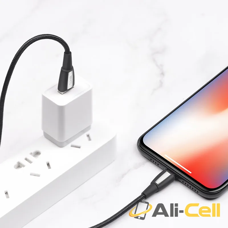 Cable USB to Lightning “X39 Titan” charging data sync (X39 Lightning Red, 1.0m) — 6