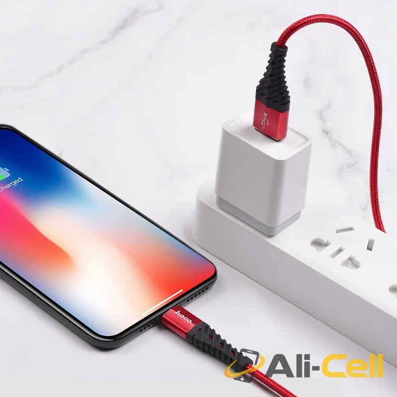 Cable USB to Lightning “X38 Cool Charging” charging data sync (X38 Lightning Black, 1.0m) — 5