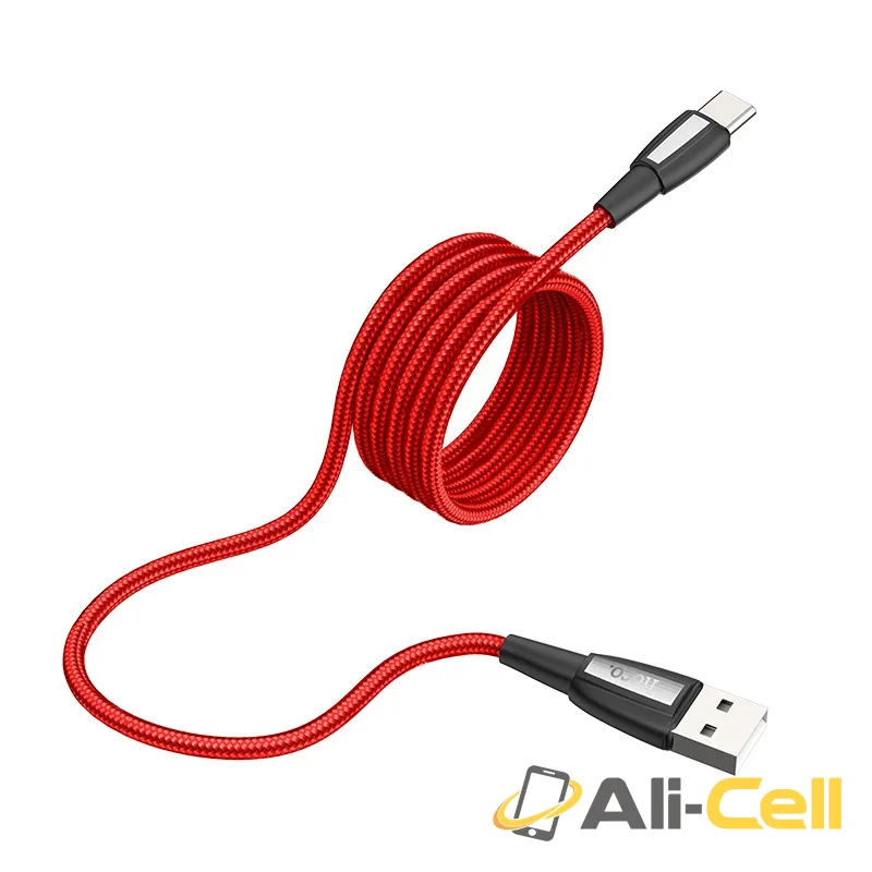 Cable USB to Type-C “X39 Titan” charging data sync (X39 Type C Black, 1.0m) — 2